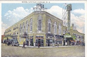 The Lincoln Hotel Building and New Montauk Theatre Illustration
