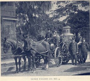 Howe Engine Number 4 Hamilton Hose Company Corner of President and Van Winkle Streets