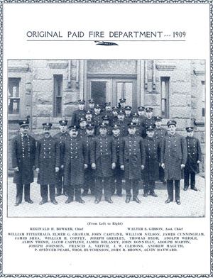 Paid Fire Department - 1909