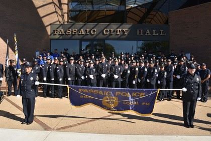 Entirety of the Police Department outside of City Hall