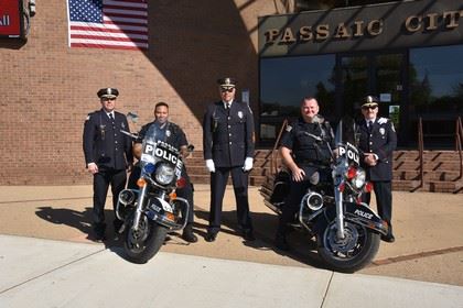 Motorcycle Squad Outside City Hall