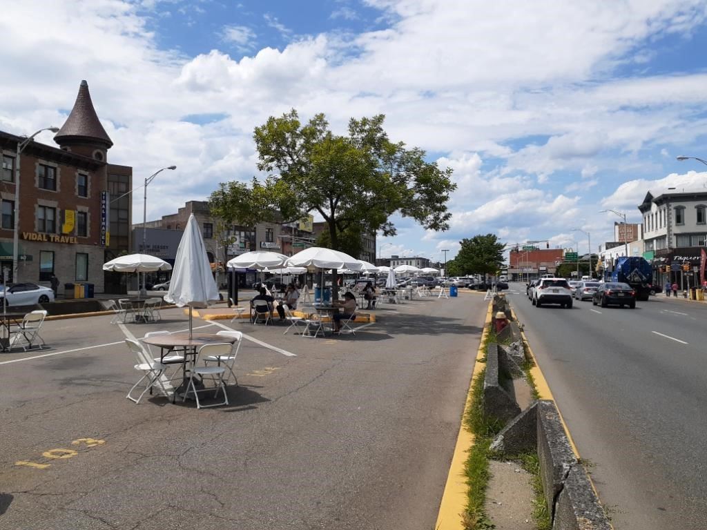 Downtown Outdoor Dining Area